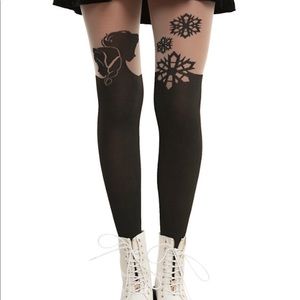 Disney Frozen faux over-the-knee tights ❄️